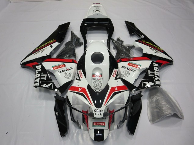 Rosso Playboy 2003-2004 Honda CBR600RR Carene Moto Rosso Playboy 2003-2004 Honda CBR600RR Carene Moto
