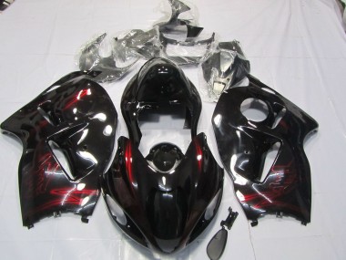 Rosso Profondo Lucido 1997-2007 Suzuki GSXR 1300 Carene Moto
