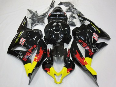 Rosso Toro Nero Lucido 2009-2012 Honda CBR600RR Carene Moto
