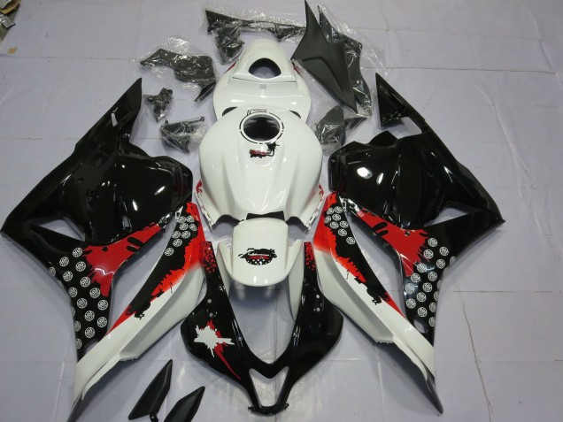 Schizzi Rossi & Neri 2009-2012 Honda CBR600RR Carene Moto Schizzi Rossi & Neri 2009-2012 Honda CBR600RR Carene Moto