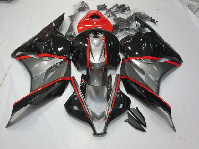 Spilla Rossa Nera & Grigia 2009-2012 Honda CBR600RR Carene Moto Spilla Rossa Nera & Grigia 2009-2012 Honda CBR600RR Carene Moto