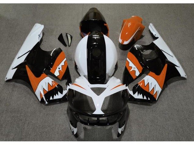 Squalo Arancione 2002-2005 Kawasaki ZX12R Carene Moto Squalo Arancione 2002-2005 Kawasaki ZX12R Carene Moto