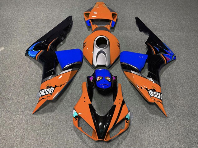 Squalo Arancione 2006-2007 Honda CBR1000RR Carene Moto Squalo Arancione 2006-2007 Honda CBR1000RR Carene Moto