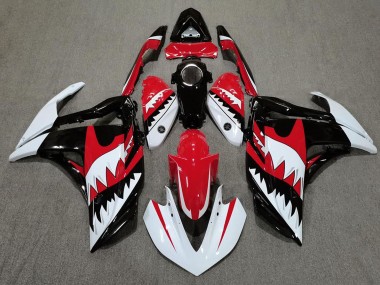 Squalo Bianco & Rosso 2015-2018 Yamaha R3 Carene Moto