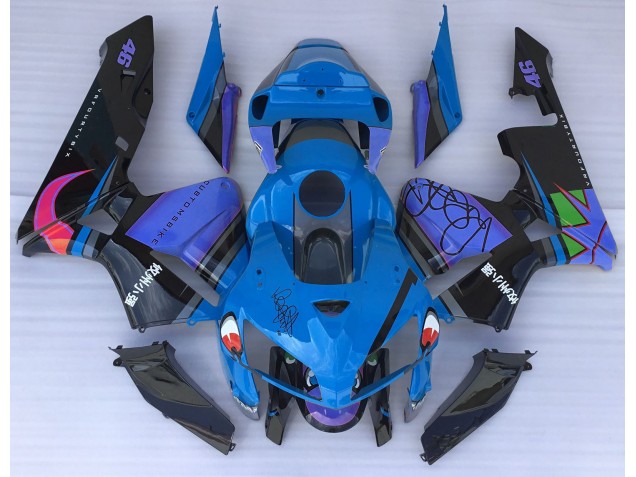 Squalo Blu 2005-2006 Honda CBR600RR Carene Moto Squalo Blu 2005-2006 Honda CBR600RR Carene Moto