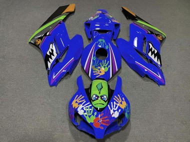 Squalo Blu Scuro 2004-2005 Honda CBR1000RR Carene Moto