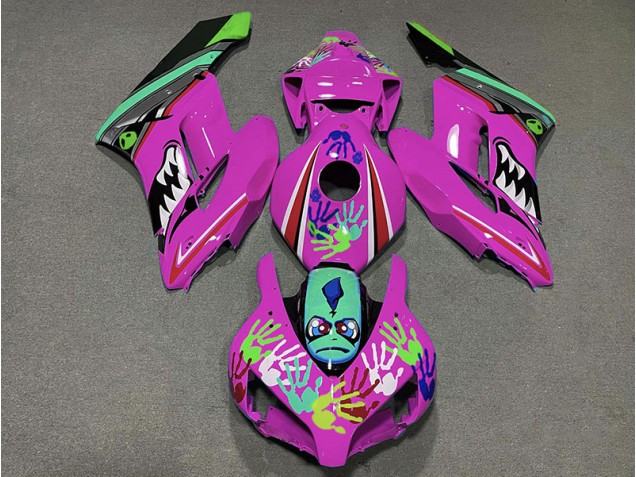 Squalo Rosa 2004-2005 Honda CBR1000RR Carene Moto Squalo Rosa 2004-2005 Honda CBR1000RR Carene Moto