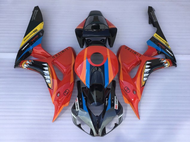 Squalo Rosso 2006-2007 Honda CBR1000RR Carene Moto Squalo Rosso 2006-2007 Honda CBR1000RR Carene Moto