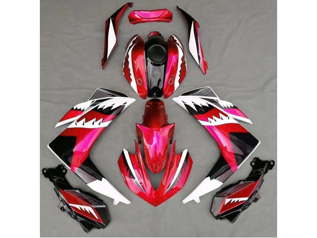 Squalo Rosso 2015-2018 Yamaha R3 Carene Moto Squalo Rosso 2015-2018 Yamaha R3 Carene Moto