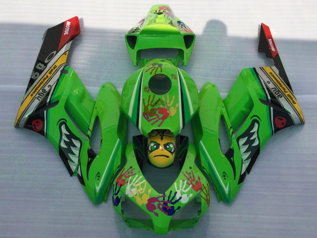 Squalo Verde 2004-2005 Honda CBR1000RR Carene Moto Squalo Verde 2004-2005 Honda CBR1000RR Carene Moto
