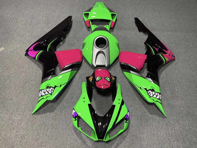Squalo Verde 2006-2007 Honda CBR1000RR Carene Moto Squalo Verde 2006-2007 Honda CBR1000RR Carene Moto