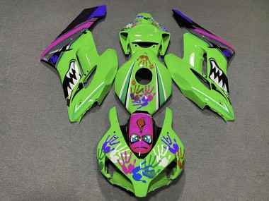 Squalo Verde & Viola 2004-2005 Honda CBR1000RR Carene Moto