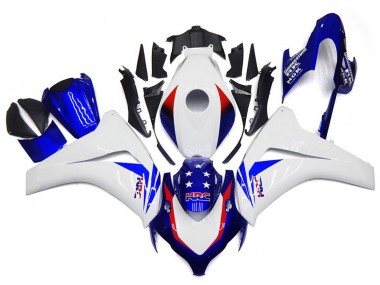 Stella Blu Vibrante 2008-2011 Honda CBR1000RR Carene Moto