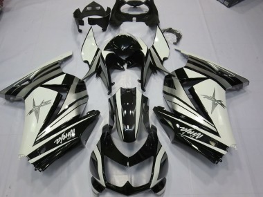 Stella D'Argento Bianca 2008-2012 Kawasaki Ninja 250 Carene Moto