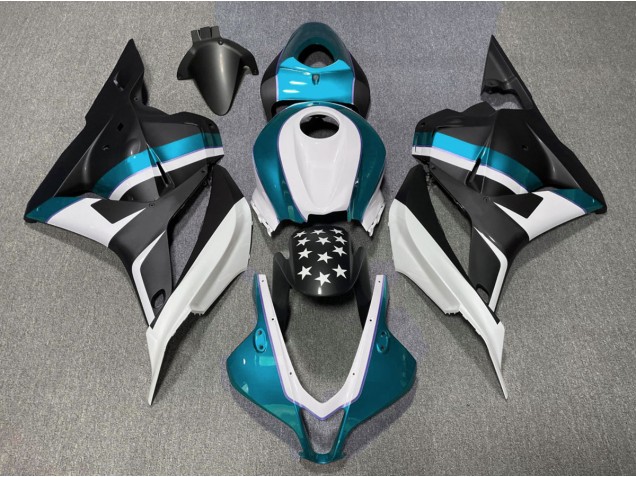 Stella Nera Opaca & Azzurra 2009-2012 Honda CBR600RR Carene Moto Stella Nera Opaca & Azzurra 2009-2012 Honda CBR600RR Carene Moto