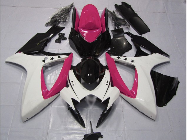 Stella Rosa 2006-2007 Suzuki GSXR 600-750 Carene Moto Stella Rosa 2006-2007 Suzuki GSXR 600-750 Carene Moto