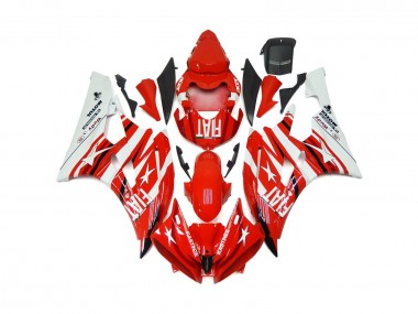 Stella Rossa & Bianca Fiat 2006-2007 Yamaha R6 Carene Moto