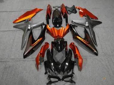 Stile Arancione Bruciato OEM 2008-2010 Suzuki GSXR 600-750 Carene Moto