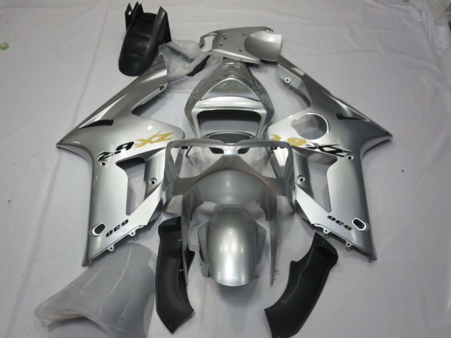Stile Argento OEM 2003-2004 Kawasaki ZX6R Carene Moto Stile Argento OEM 2003-2004 Kawasaki ZX6R Carene Moto