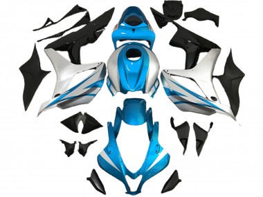 Stile Azzurro & Argento OEM 2007-2008 Honda CBR600RR Carene Moto