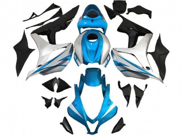 Stile Azzurro & Argento OEM 2007-2008 Honda CBR600RR Carene Moto Stile Azzurro & Argento OEM 2007-2008 Honda CBR600RR Carene Moto