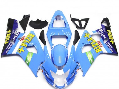 Stile Azzurro Rizla 2004-2005 Suzuki GSXR 600-750 Carene Moto