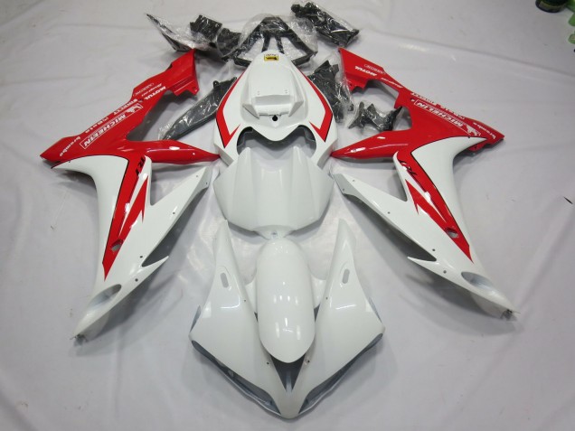 Stile Bianco & Rosso 2004-2006 Yamaha R1 Carene Moto Stile Bianco & Rosso 2004-2006 Yamaha R1 Carene Moto