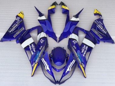 Stile Blu 2013-2018 Kawasaki ZX6R Carene Moto