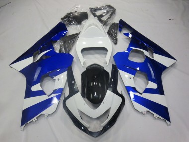 Stile Blu Bianco OEM 2004-2005 Suzuki GSXR 600-750 Carene Moto