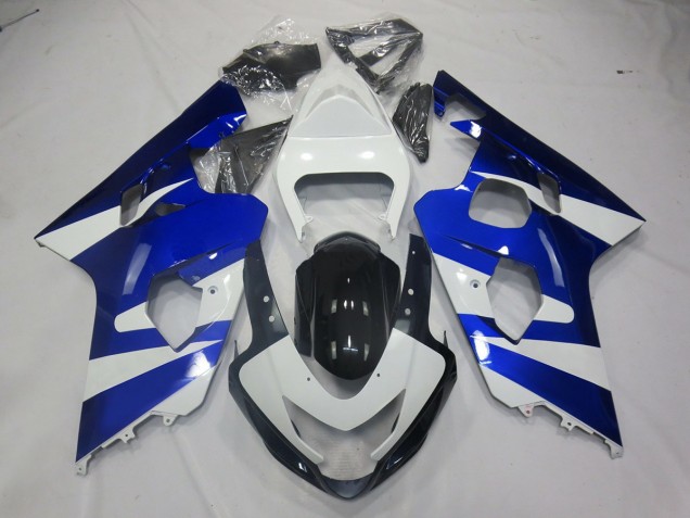 Stile Blu Bianco OEM 2004-2005 Suzuki GSXR 600-750 Carene Moto Stile Blu Bianco OEM 2004-2005 Suzuki GSXR 600-750 Carene Moto