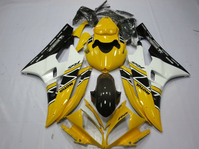 Stile Giallo Motul OEM 2006-2007 Yamaha R6 Carene Moto Stile Giallo Motul OEM 2006-2007 Yamaha R6 Carene Moto