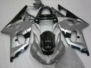Stile Grigio Argento OEM 2000-2002 Suzuki GSXR 1000 Carene Moto