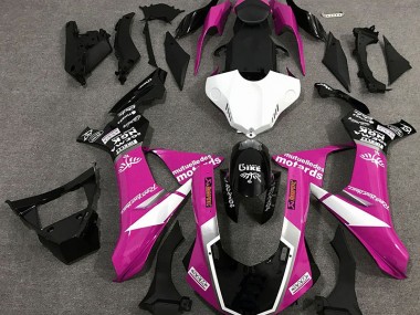 Stile Logo Rosa Lucido 2015-2019 Yamaha R1 Carene Moto
