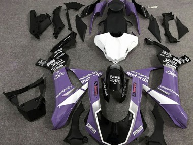 Stile Logo Viola Lucido 2015-2019 Yamaha R1 Carene Moto