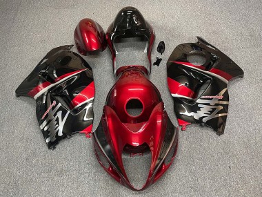 Stile Marrone & Nero 1997-2007 Suzuki GSXR 1300 Carene Moto