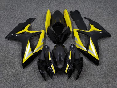 Stile Nero & Giallo OEM 2006-2007 Suzuki GSXR 600-750 Carene Moto