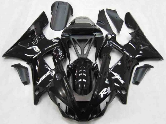 Stile Nero Lucido 2000-2001 Yamaha R1 Carene Moto Stile Nero Lucido 2000-2001 Yamaha R1 Carene Moto