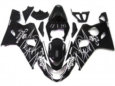 Stile Nero Lucido Corona 2004-2005 Suzuki GSXR 600-750 Carene Moto