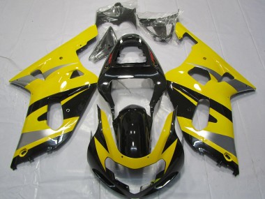 Stile OEM Giallo 2001-2003 Suzuki GSXR 600-750 Carene Moto