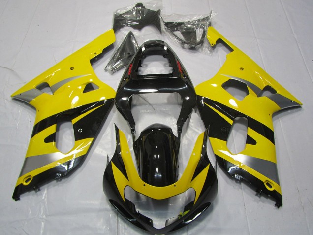 Stile OEM Giallo 2001-2003 Suzuki GSXR 600-750 Carene Moto Stile OEM Giallo 2001-2003 Suzuki GSXR 600-750 Carene Moto
