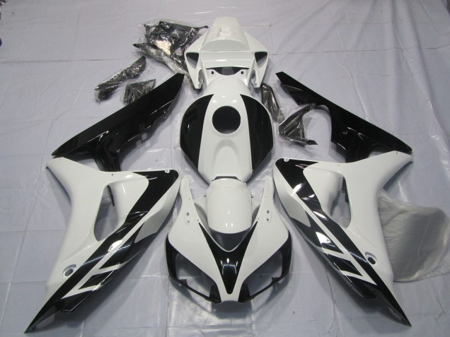 Stile OEM In Bianco & Nero Senza Decalcomanie 2006-2007 Honda CBR1000RR Carene Moto Stile OEM In Bianco & Nero Senza Decalcomanie 2006-2007 Honda CBR1000RR Carene Moto