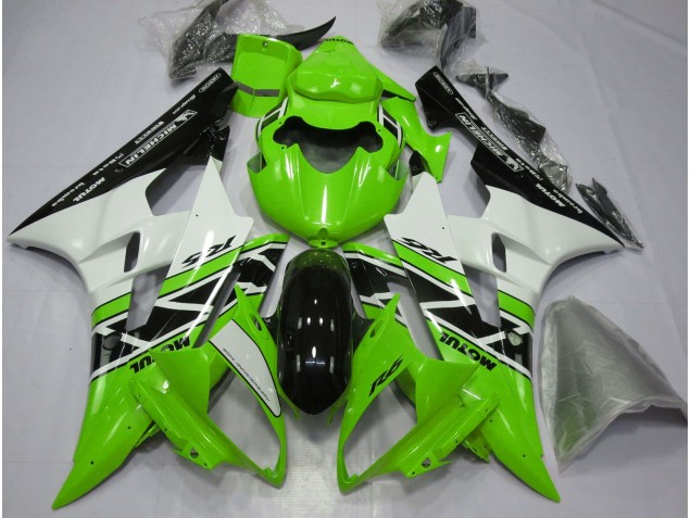 Stile OEM Verde 2006-2007 Yamaha R6 Carene Moto Stile OEM Verde 2006-2007 Yamaha R6 Carene Moto