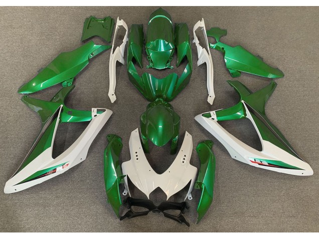 Stile OEM Verde 2008-2010 Suzuki GSXR 600-750 Carene Moto Stile OEM Verde 2008-2010 Suzuki GSXR 600-750 Carene Moto