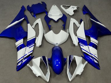 Stile Personalizzato OEM Blu & Bianco 2008-2016 Yamaha R6 Carene Moto