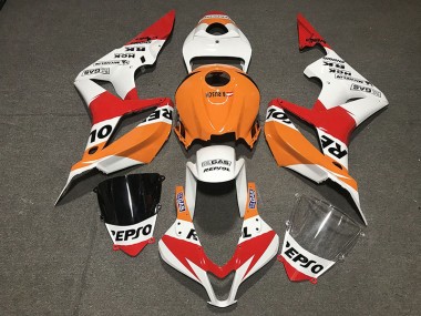 Stile Repsol Bianco 2007-2008 Honda CBR600RR Carene Moto