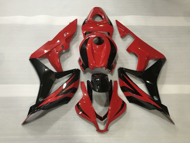 Stile Rosso Metallizzato OEM 2007-2008 Honda CBR600RR Carene Moto Stile Rosso Metallizzato OEM 2007-2008 Honda CBR600RR Carene Moto