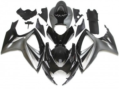 Stile Speciale Argento & Nero OEM 2006-2007 Suzuki GSXR 600-750 Carene Moto