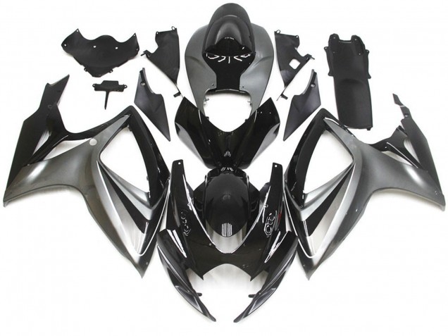 Stile Speciale Argento & Nero OEM 2006-2007 Suzuki GSXR 600-750 Carene Moto Stile Speciale Argento & Nero OEM 2006-2007 Suzuki GSXR 600-750 Carene Moto
