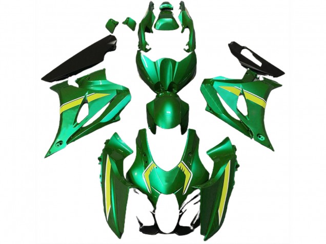 Stile Stock Verde 2017-2023 Suzuki GSXR 1000 Carene Moto Stile Stock Verde 2017-2023 Suzuki GSXR 1000 Carene Moto