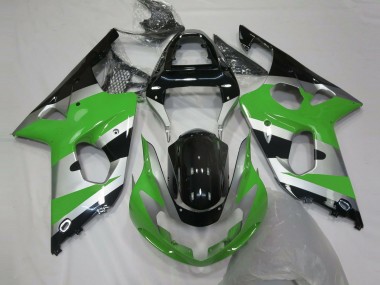 Stile Verde Argento OEM 2000-2002 Suzuki GSXR 1000 Carene Moto
